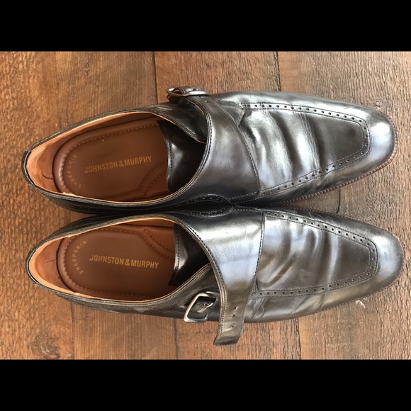 Men’s Johnston & Murphy black dress shoes - Picture 5 of 6